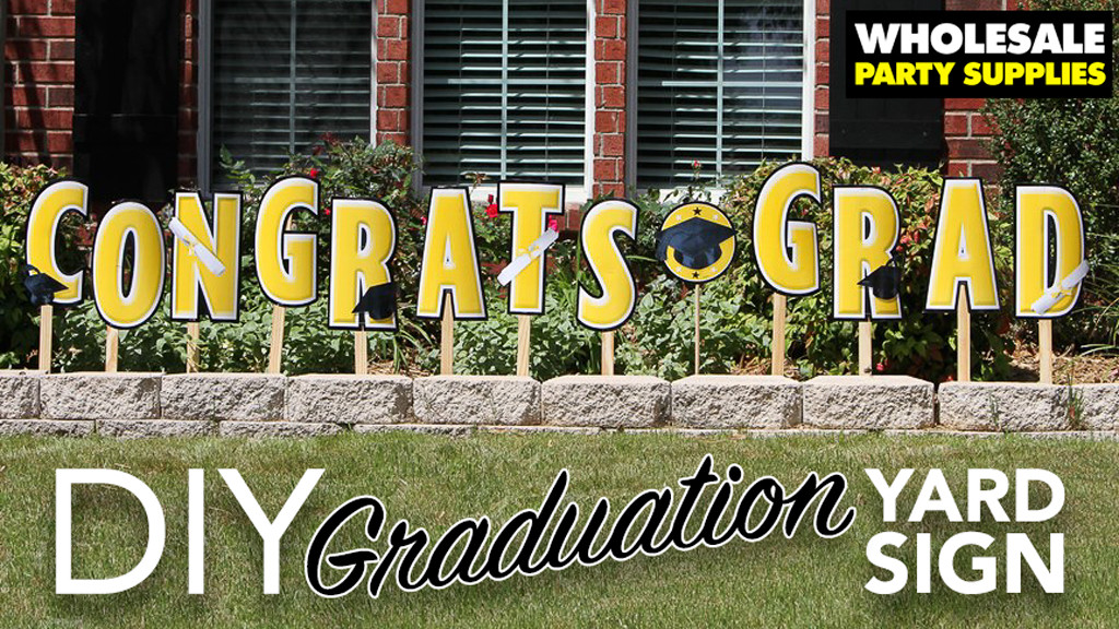 Best ideas about DIY Yard Signs
. Save or Pin DIY Graduation Yard Sign Now.