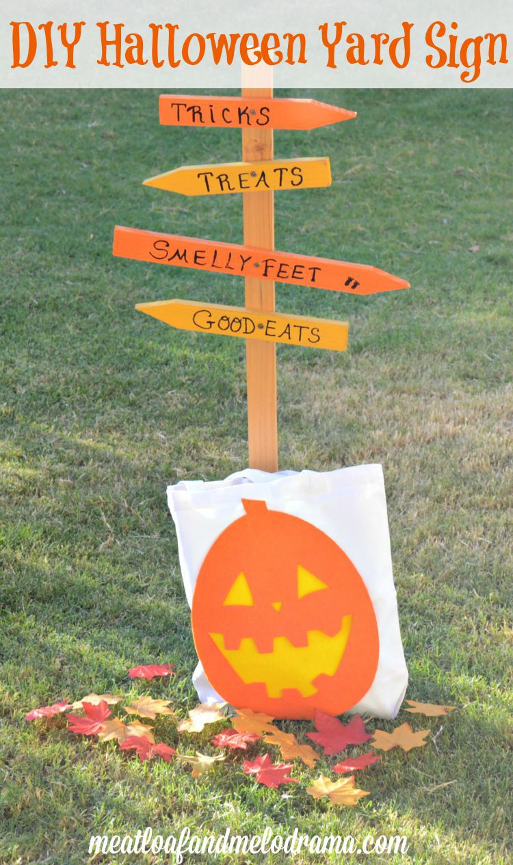 Best ideas about DIY Yard Signs
. Save or Pin DIY Halloween Yard Sign Meatloaf and Melodrama Now.