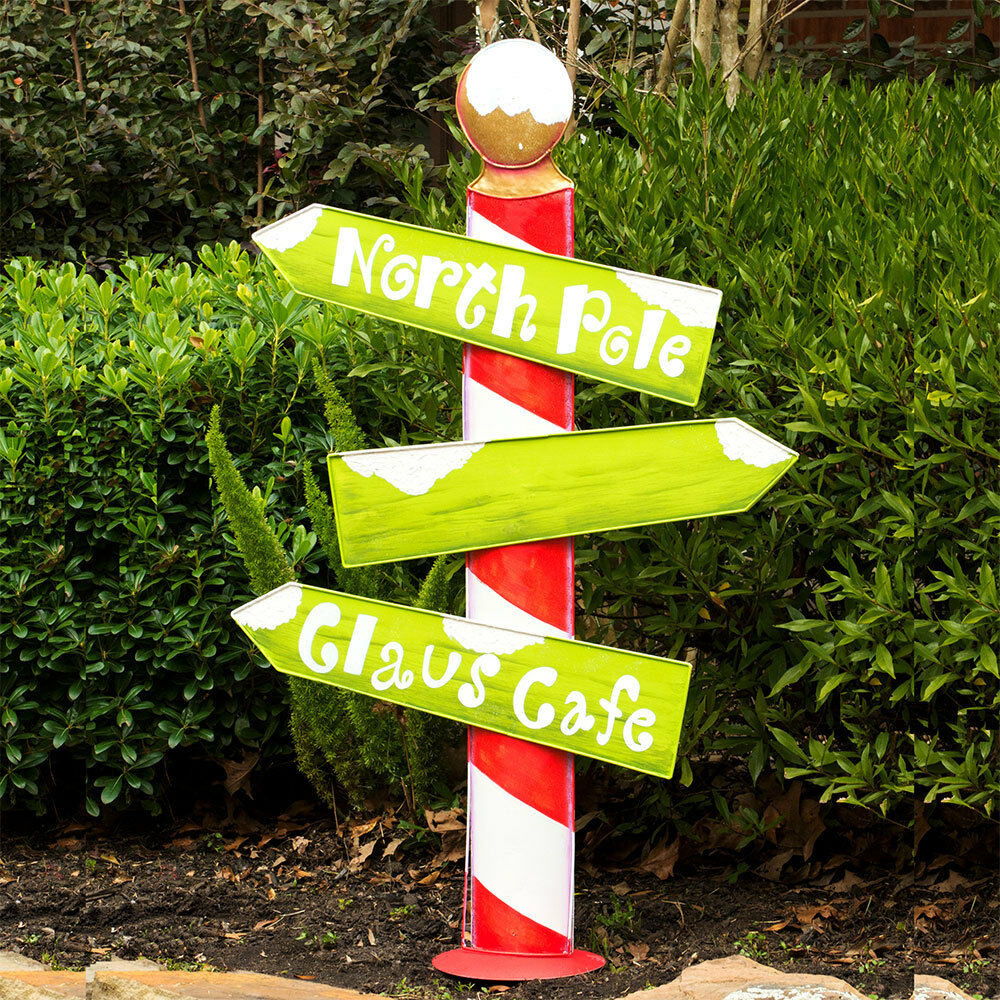 Best ideas about DIY Yard Signs
. Save or Pin Big North Pole Outdoor Christmas Sign Now.