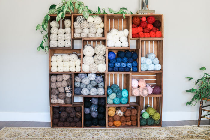 Best ideas about DIY Yarn Storage
. Save or Pin Easy DIY Yarn Storage Shelves Using Wooden Crates Video Now.