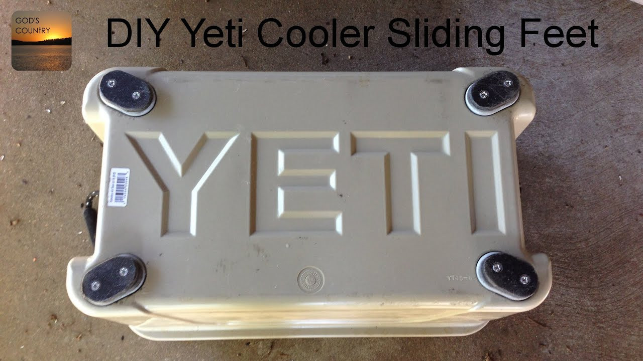 Best ideas about DIY Yeti Cooler
. Save or Pin DIY Yeti Cooler Sliding Feet Now.