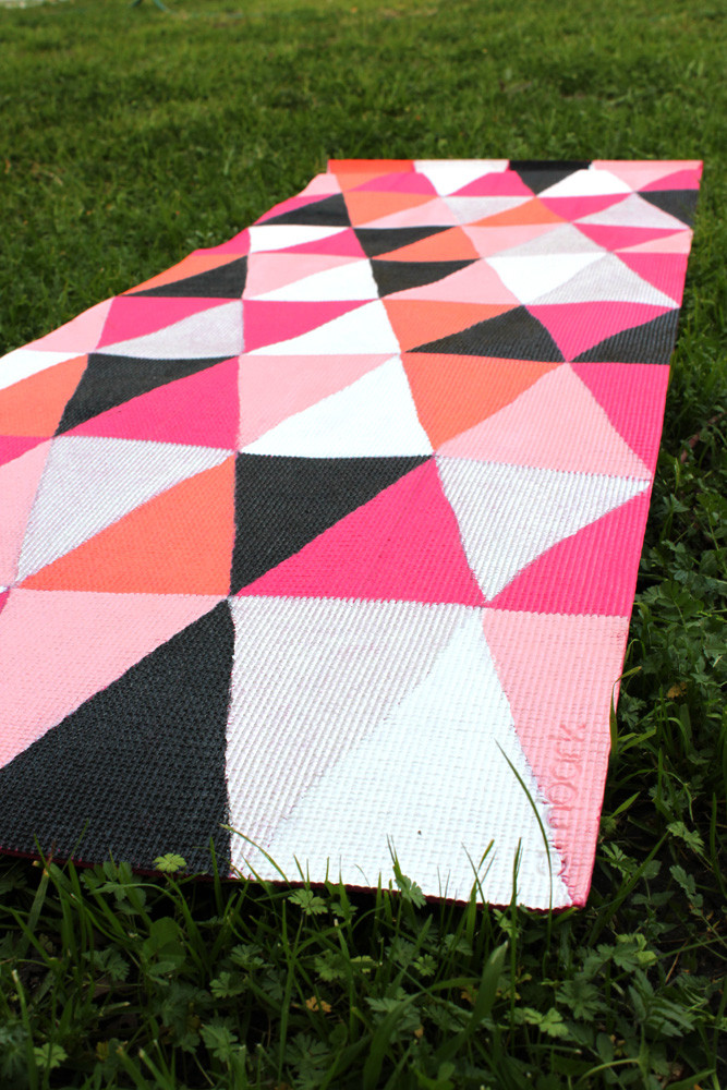 Best ideas about DIY Yoga Mat
. Save or Pin DIY Painted Yoga Mat How To thesassylife Now.