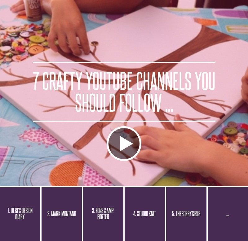 Best ideas about DIY Youtube Channels
. Save or Pin 7 Crafty Channels You Should Follow DIY Now.
