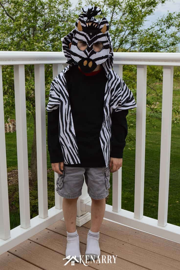 Best ideas about DIY Zebra Costume
. Save or Pin DIY Animal Costume Easy Kid s Zebra Costume with Free Now.