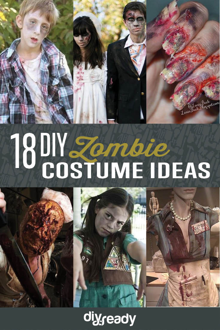 Best ideas about DIY Zombie Costume
. Save or Pin 18 DIY Zombie Costume Ideas DIY Ready Now.