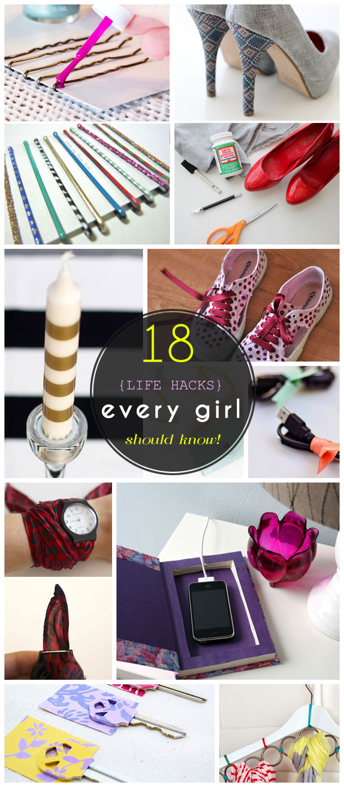 Best ideas about DIYs And Crafts
. Save or Pin 26 Life Hacks Every Girl Should Know – Seriously Awesome Now.