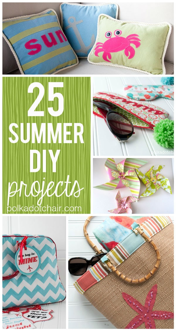 Best ideas about DIYs For Summer
. Save or Pin 25 summer diy projects The Polka Dot Chair Now.
