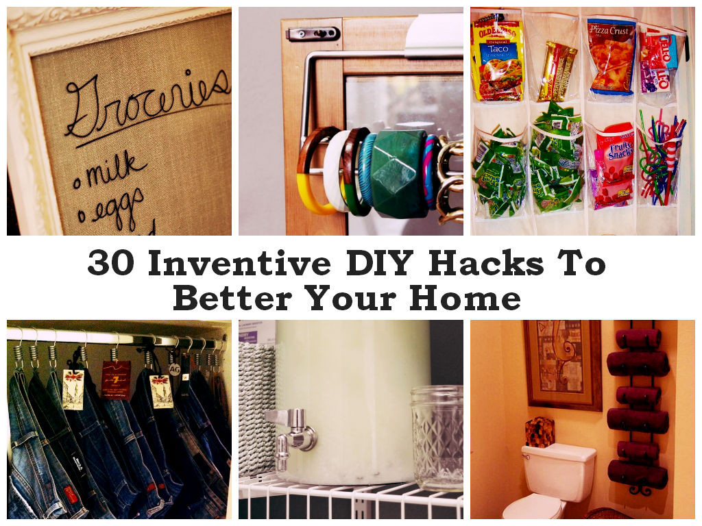 Best ideas about DIYs To Do At Home
. Save or Pin 30 Inventive DIY Hacks To Make Your Home Better Find Fun Now.