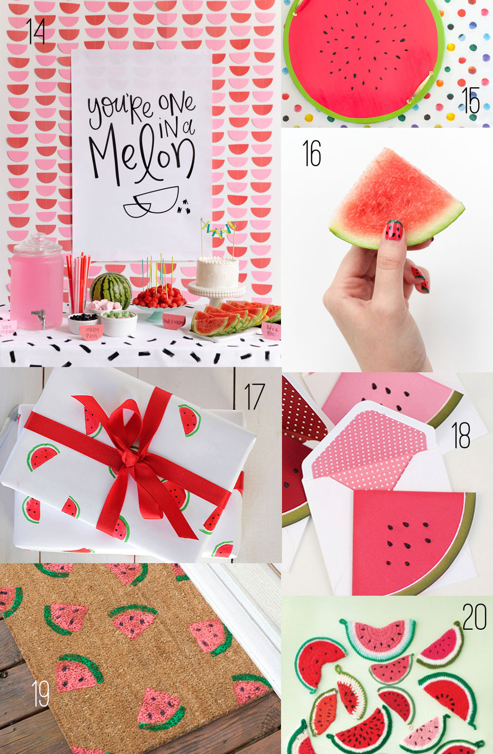 Best ideas about DIYs To Do
. Save or Pin 20 WATERMELON DIYS Tell Love and Party Now.