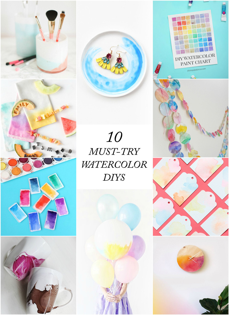 Best ideas about DIYs To Do
. Save or Pin 10 Must Try Watercolor DIYS The Crafted Life Now.