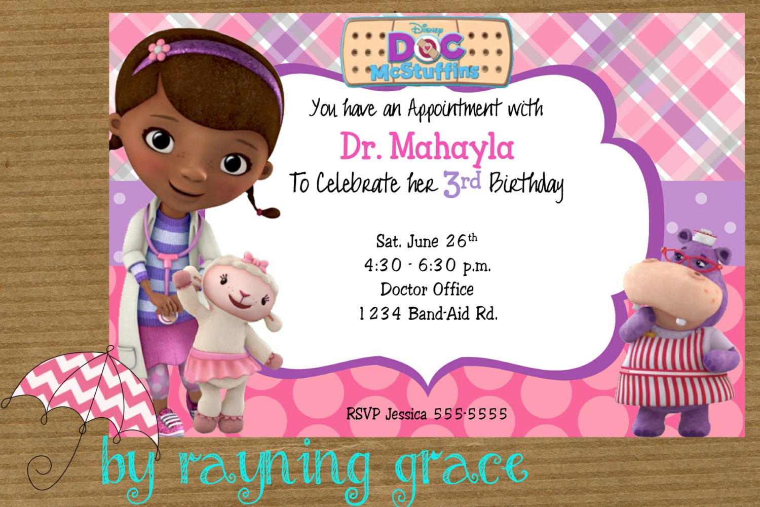 Best ideas about Doc Mcstuffin Birthday Invitations
. Save or Pin Disney Doc McStuffins Birthday Party Invitations Now.