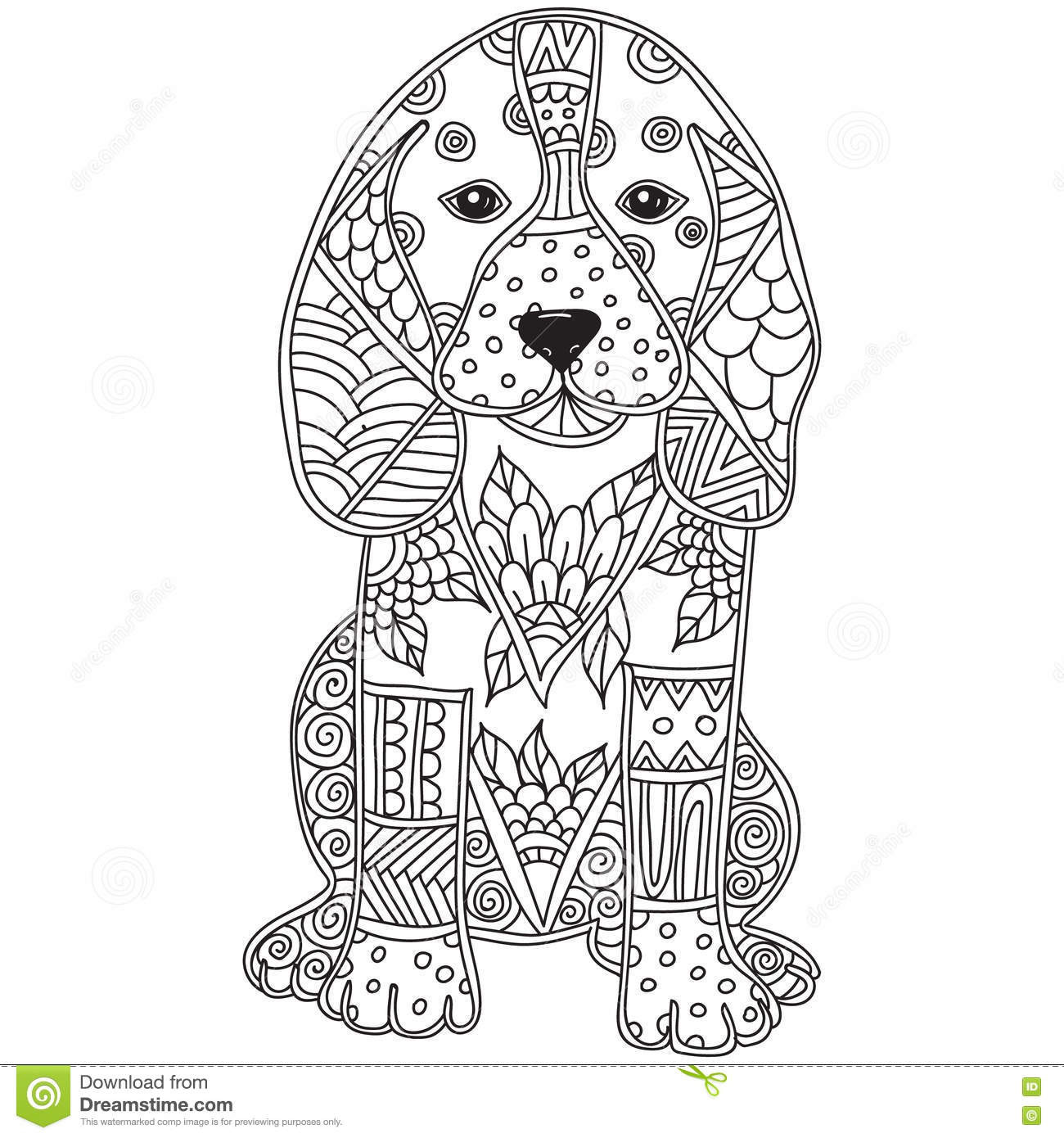 Best ideas about Dog Adult Coloring Books
. Save or Pin Coloring Doodle Dogs Now.