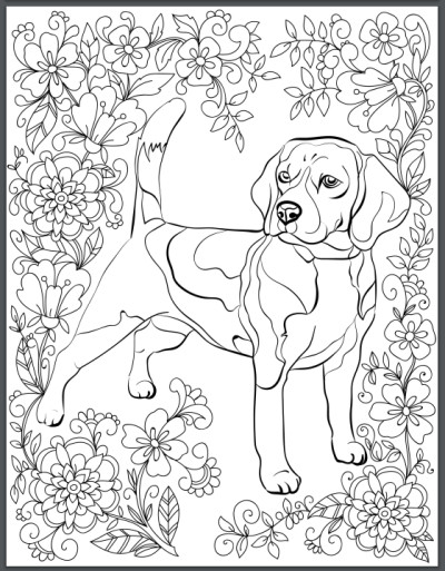 Best ideas about Dog Adult Coloring Books
. Save or Pin De stress With Dogs Downloadable 10 Page Coloring Book Now.