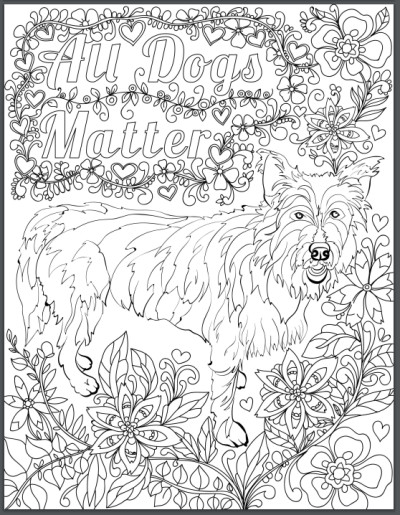 Best ideas about Dog Adult Coloring Books
. Save or Pin De stress With Dogs Downloadable 10 Page Coloring Book Now.