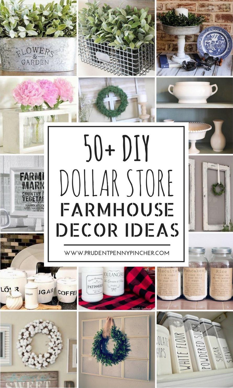 Best ideas about Dollar Store DIY
. Save or Pin 50 Dollar Store DIY Farmhouse Decor Ideas Prudent Penny Now.