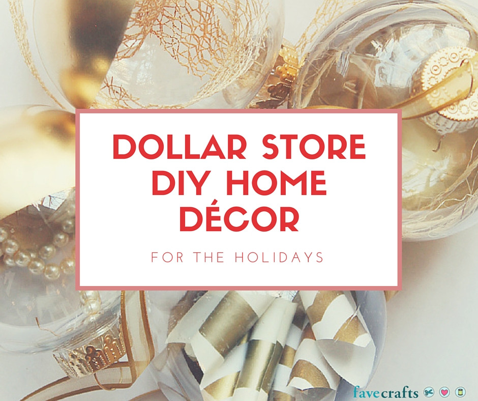 Best ideas about Dollar Store DIY
. Save or Pin Dollar Store DIY Home Décor for the Holidays FaveCrafts Now.