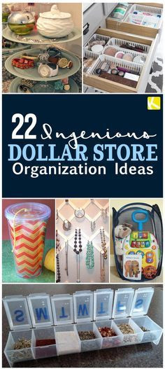 Best ideas about Dollar Store DIY Organization
. Save or Pin 22 Ingenious Dollar Store Organization Ideas Now.