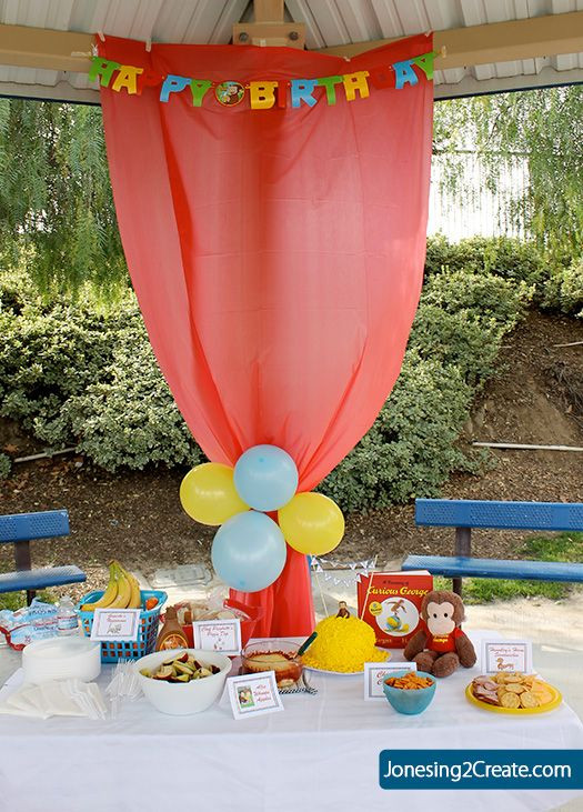 Best ideas about Dollar Tree Birthday Decorations
. Save or Pin Dollar Tree tablecloth hung up to hide the poles park Now.