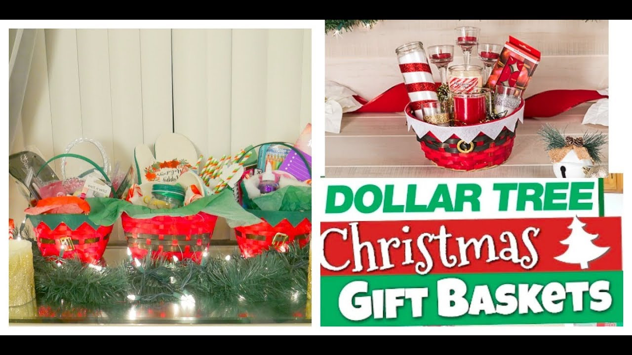 Best ideas about Dollar Tree Christmas Gift Ideas
. Save or Pin DIY DOLLAR TREE CHRISTMAS GIFT BASKETS 🎄 Now.