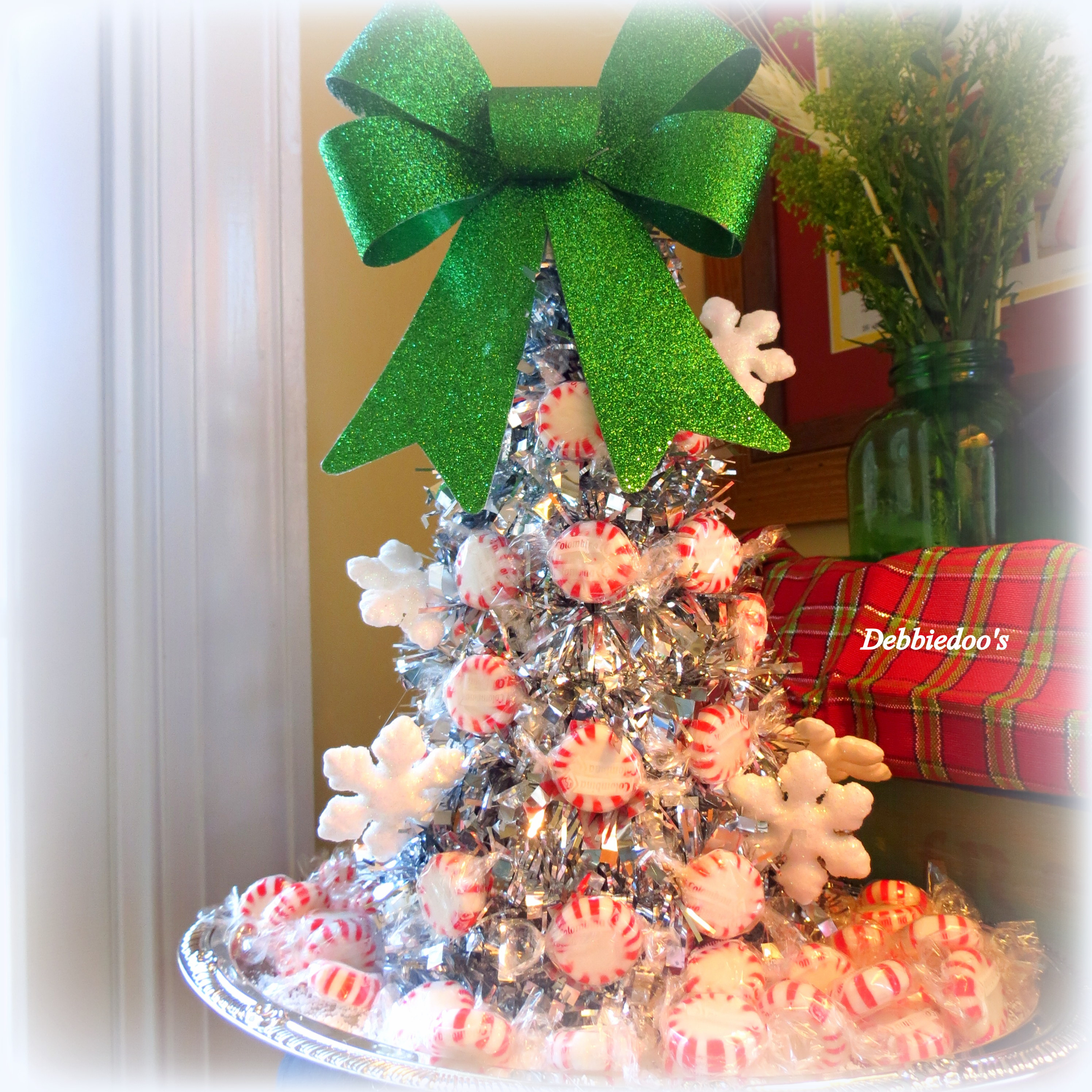 Best ideas about Dollar Tree DIY Christmas
. Save or Pin A sparkly Peppermint Christmas tree Dollar tree Craft Now.