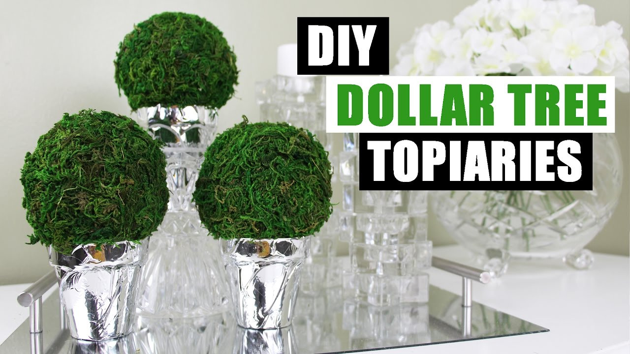 Best ideas about Dollar Tree DIY
. Save or Pin DIY DOLLAR TREE TOPIARIES Now.