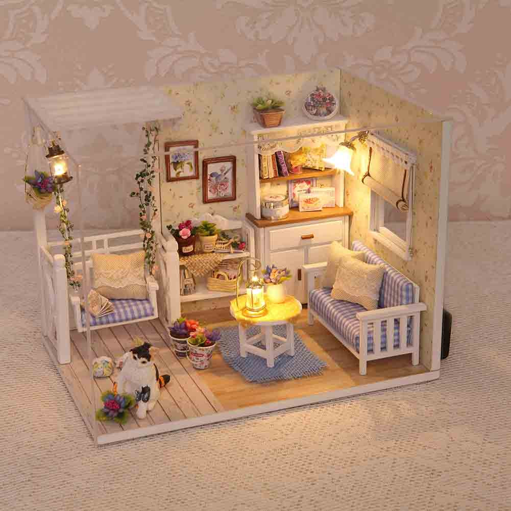 Best ideas about Dollhouse Furniture DIY
. Save or Pin Delicate DIY Passion Assembled Wooden Dollhouse Miniature Now.