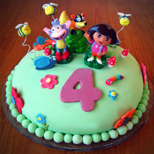 Best ideas about Dora Birthday Cake
. Save or Pin Linno Yum Kids Birthday Cake Dora the Explorer Now.