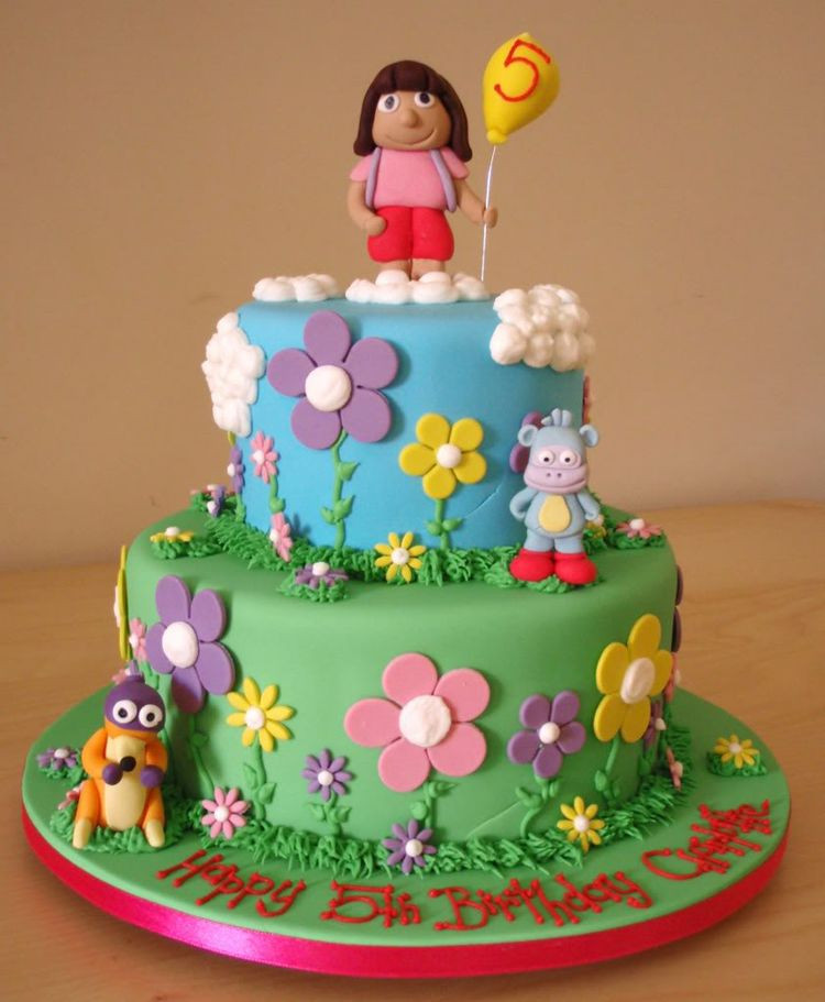 Best ideas about Dora Birthday Cake
. Save or Pin 5th Birthday Dora cake Now.