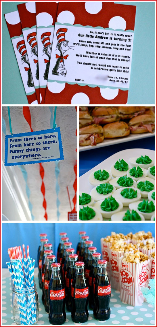 Best ideas about Dr Seuss Birthday Decorations
. Save or Pin Dr Seuss Bday party ideas Now.