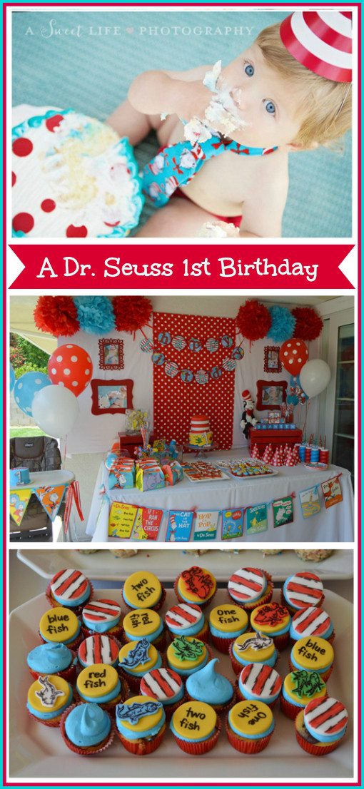 Best ideas about Dr.seuss Birthday Decorations
. Save or Pin Dr Seuss 1st Birthday Party Ideas Now.