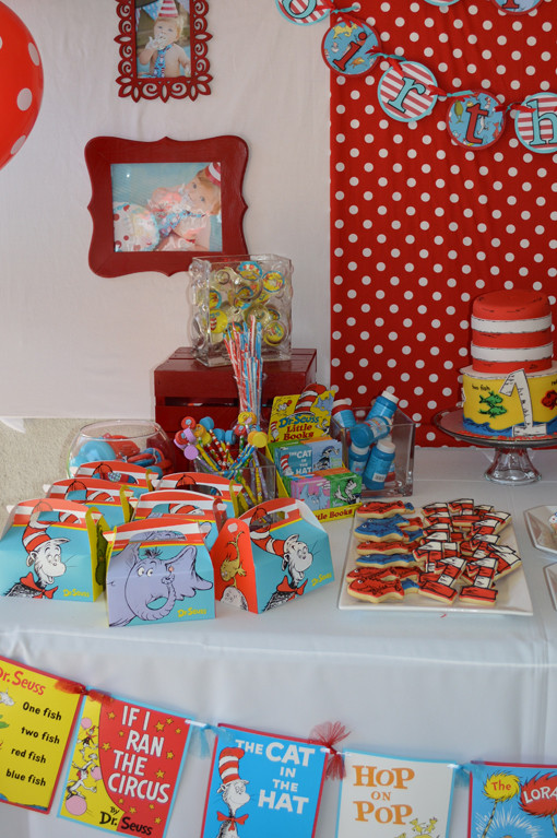 Best ideas about Dr Seuss Birthday Decorations
. Save or Pin Dr Seuss 1st Birthday Party Ideas Now.