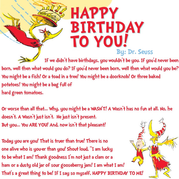 Best ideas about Dr. Seuss Birthday Quotes
. Save or Pin DR SEUSS BOOK QUOTES BIRTHDAY image quotes at relatably Now.