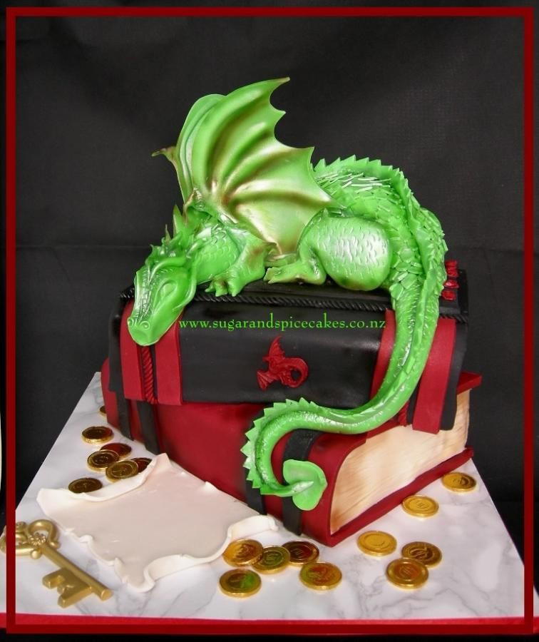 Best ideas about Dragon Birthday Cake
. Save or Pin Jade Dragon Guardian of Scrolls Cake by Mel Now.