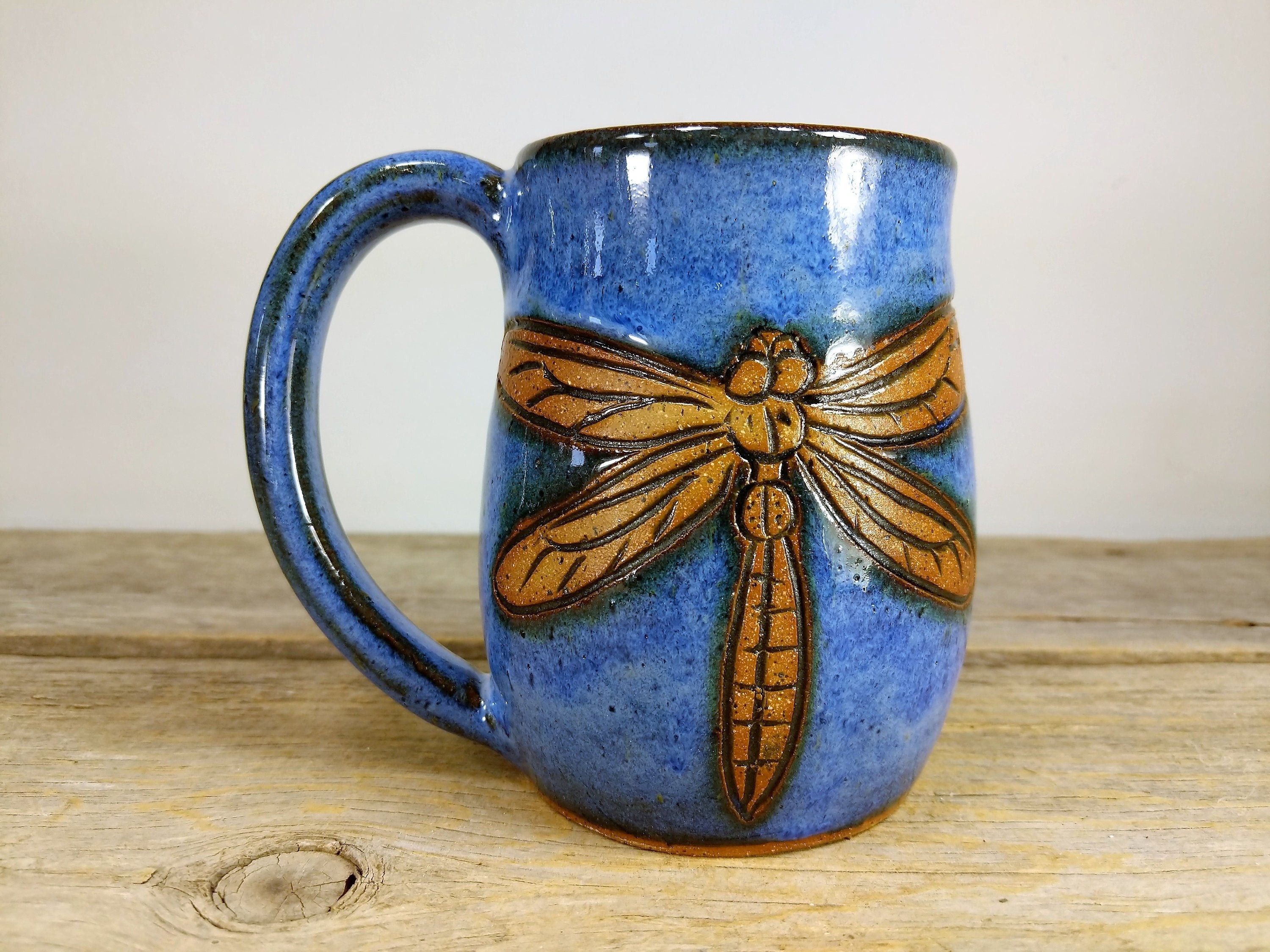Best ideas about Dragonfly Gift Ideas For The Dragonfly Lover
. Save or Pin Dragonfly Mug 16 oz Tea Lover Gift Handmade Stoneware Now.