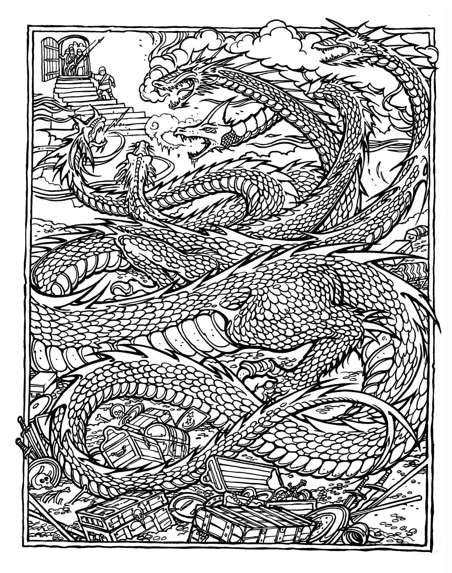 Best ideas about Dragons Coloring Pages For Adults
. Save or Pin MONSTER BRAINS The ficial Advanced Dungeons and Dragons Now.