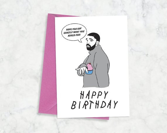 Best ideas about Drake Birthday Card
. Save or Pin Drake Printable Happy Birthday Card Drake Hotline Bling Now.