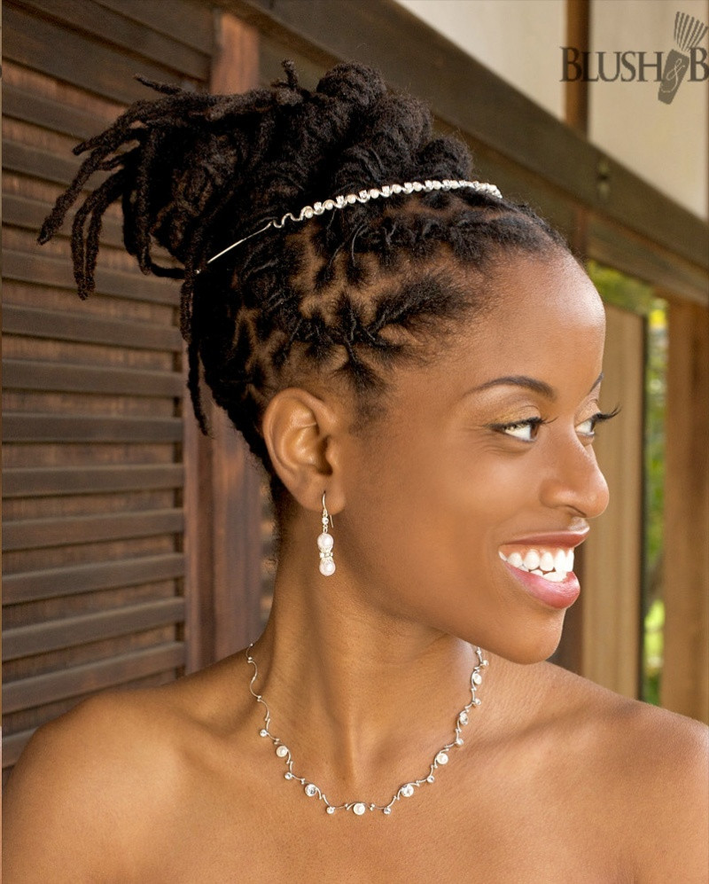 Best ideas about Dreadlock Updo Hairstyles
. Save or Pin black dreadlocks updo for wedding thirstyroots Now.