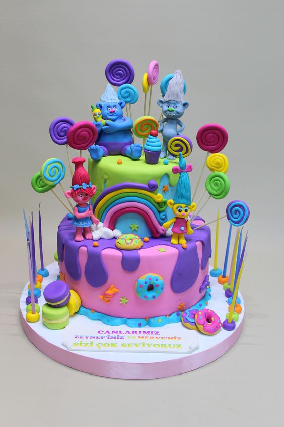 Best ideas about Dreamworks Trolls Birthday Cake
. Save or Pin Trolls Cake Misketpasta Pinterest Now.
