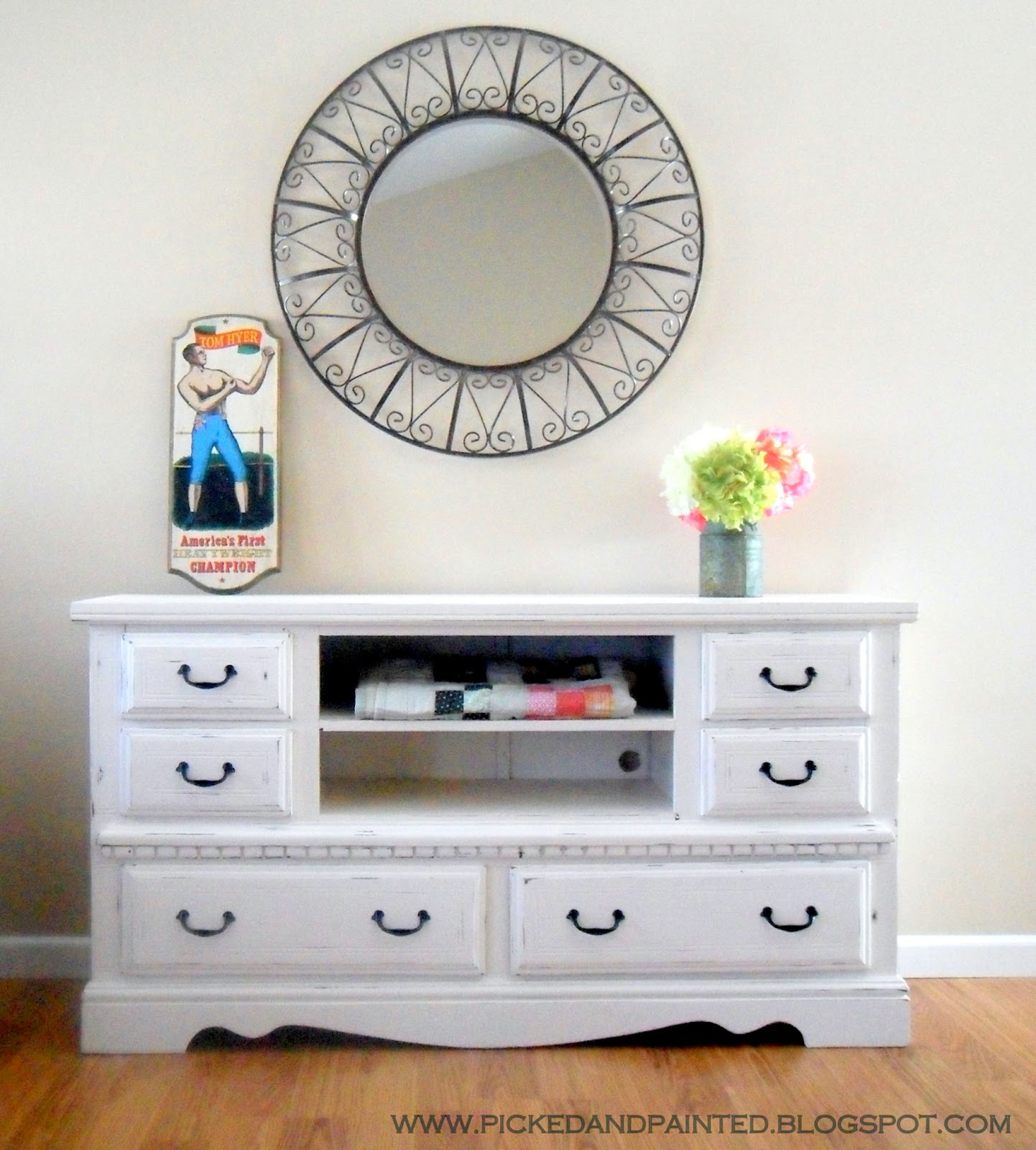 Best ideas about Dresser Tv Stand DIY
. Save or Pin Helen Nichole Designs TV Stand Reveal Now.