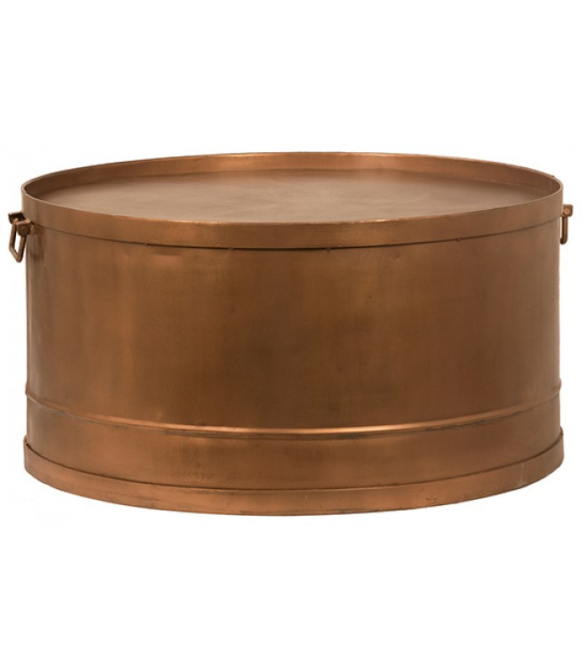 Best ideas about Drum Coffee Table
. Save or Pin Farmhouse Round Copper Drum Coffee Table Now.
