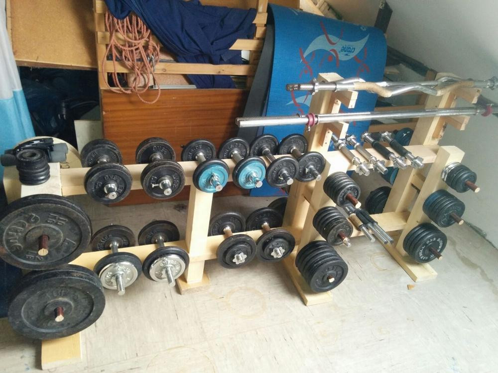 Best ideas about Dumbbell Rack DIY
. Save or Pin DIY weight and dumbbell rack Bodybuilding Forums Now.