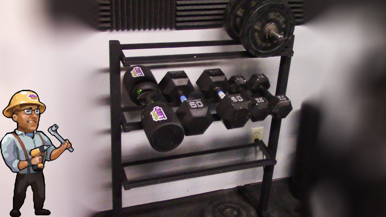 Best ideas about Dumbbell Rack DIY
. Save or Pin How to Build a Home Dumbbell Weight Rack DIY Now.