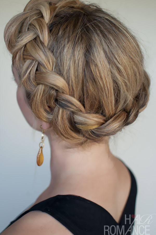 Best ideas about Dutch Braid Hairstyles
. Save or Pin Dutch Crown Braid – Simple Casual Dutch Braid Updo Now.