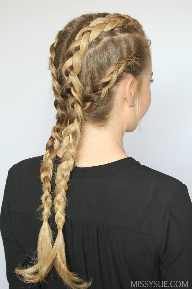 Best ideas about Dutch Braid Hairstyles
. Save or Pin four dutch braids hairstyle Now.