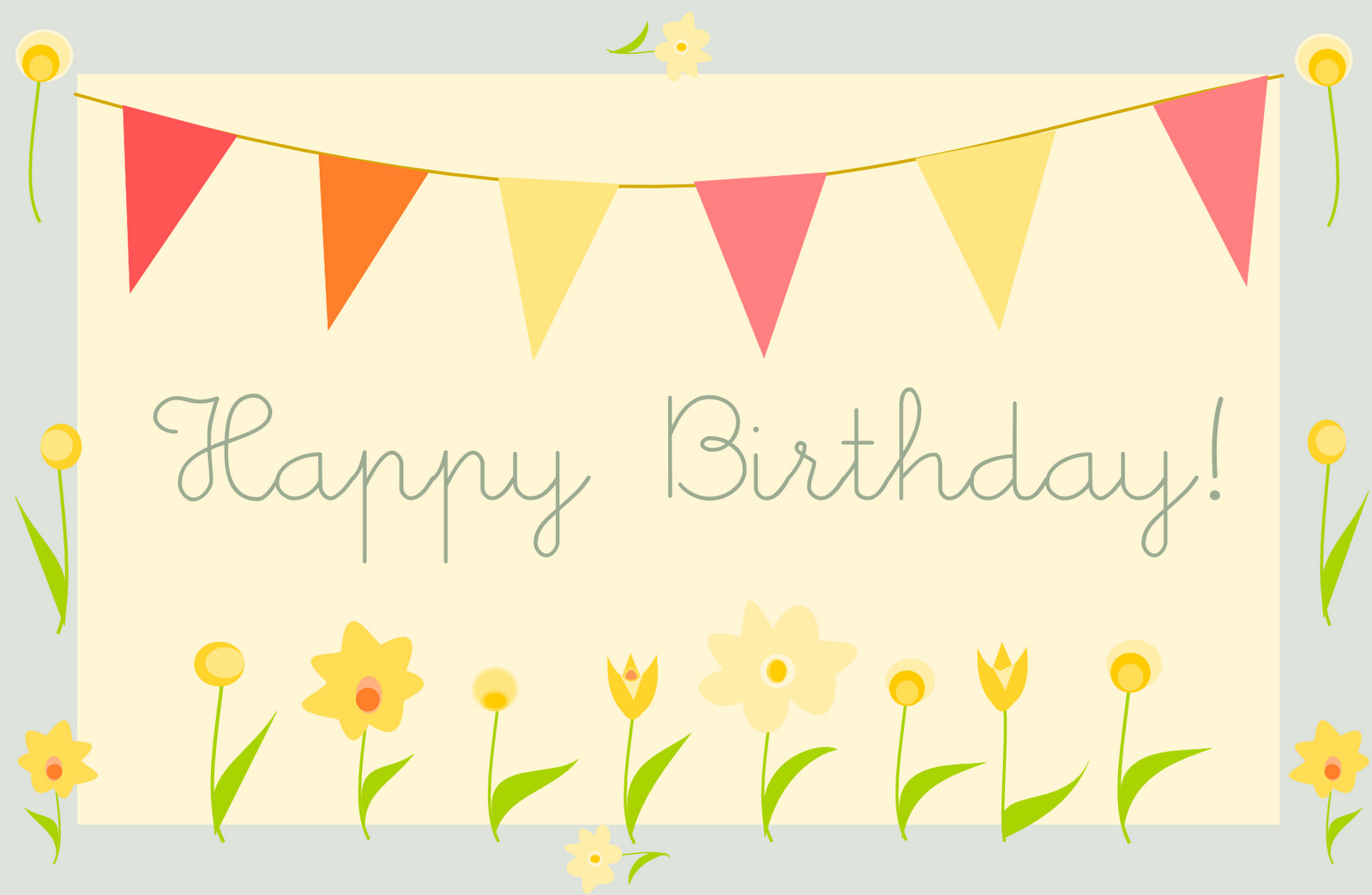 Best ideas about E Birthday Card
. Save or Pin free printable happy birthday greeting card – "Gartenparty Now.