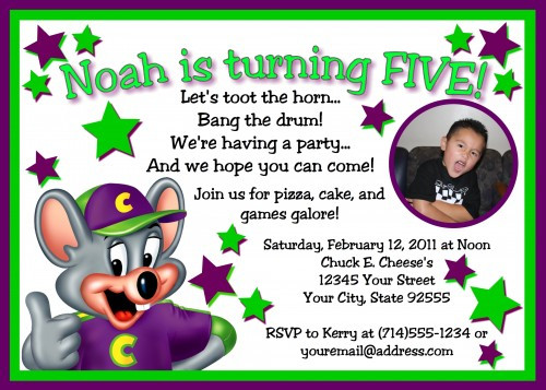 Best ideas about E Birthday Invitations
. Save or Pin FREE Printable Chuck e Cheese Birthday Invitations Now.