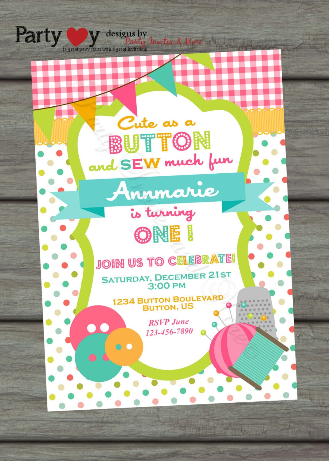 Best ideas about E Vite Birthday Invitations
. Save or Pin Cute As A Button Birthday Invitation Sew Cute Birthday Now.