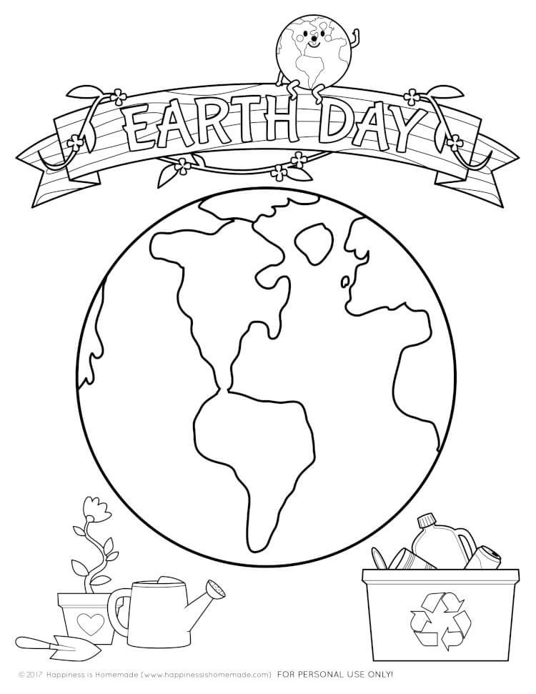 Best ideas about Earth Day Printable Coloring Pages
. Save or Pin Earth Day Kids Crafts Coloring Pages Happiness is Homemade Now.