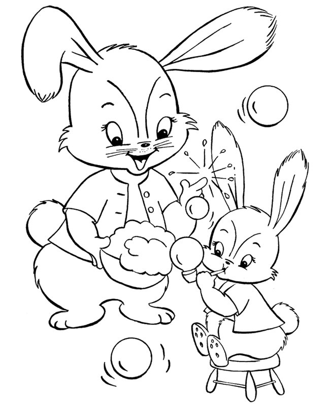 Best ideas about Easter Bunny Printable Coloring Pages
. Save or Pin 60 Rabbit Shape Templates and Crafts & Colouring Pages Now.