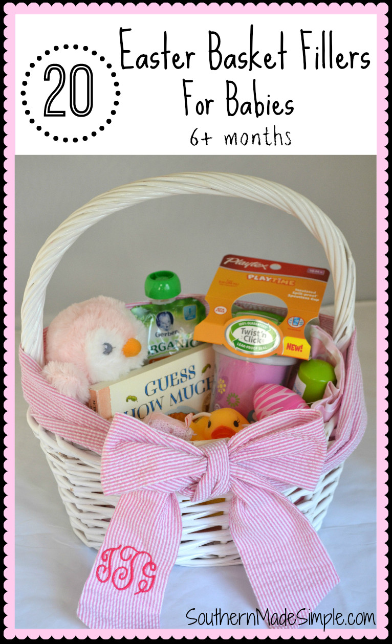 Best ideas about Easter Gift Ideas For Babies
. Save or Pin 20 Easter Basket Fillers for Babies Southern Made Simple Now.